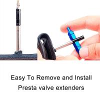 Herramienta De Remoción De Válvula Para Bicicleta Coche Motocicleta Extensor De Válvula Presta Schrader Reparación De Neumáticos - details 5