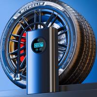 Compresor de Aire portátil, Batería de 1800 mAh 5C * 2 mini Bomba de Aire Eléctrica, Bomba de Bicicleta Eléctrica con Pantalla de punto, inflador de neumáticos de coche recargable, adecuado para Bicicletas, motortetas, scooters, Bolas SY - details 0