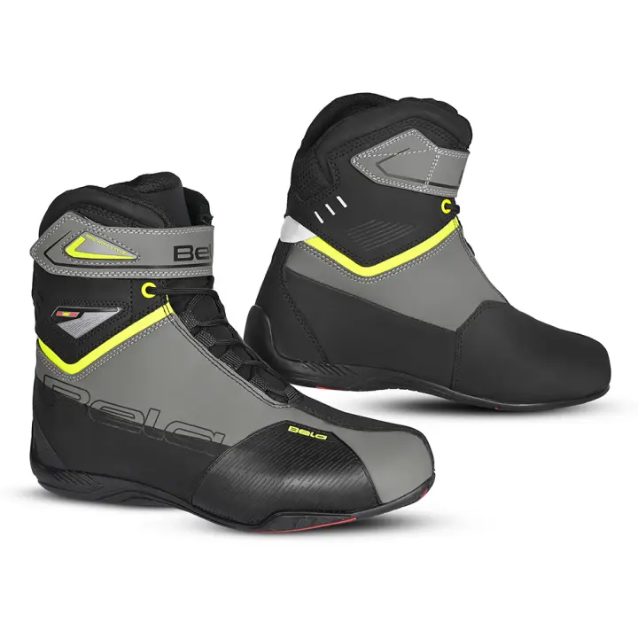 BELA - Botas Piel Blaze Man Negro/Amarillo Fluor - 1