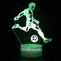 Luz Nocturna LED 3D De Cristiano Nathan Footballer 7/16 Colores Variables Iluminación Visual Para Decoración De Hogar Y Regalo Para Fanáticos Forma Redonda Fuente De Luz LED Sin Baterías Incluidas - details 18