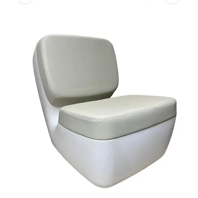 SILÓN DE CUERO NAMROD BLANCO MAGIS - 1