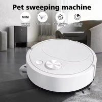 Robot Aspirador Eléctrico Inteligente 4000Pa 3 En 1 Con Fuerte Succión Para Alfombras Y Pisos De Mascotas Limpieza Silenciosa - details 1
