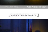 Lámpara Nocturna Inteligente LED Para Armario Con Sensor De Movimiento PIR Luz De Bajo Gabinete Para Cocina Dormitorio Y Escaleras - details 14