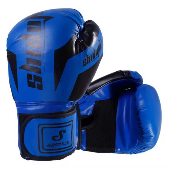 Guantes de Boxeo Profesionales para Adultos y Niños - Certificación CE con Acolchado Anti-Impacto , Entrenamiento MMA/Muay Thai/Sparring , Piel Sintética Hidrófuga y Ventilación 3D - 1