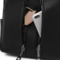Mochila de mujer de moda estilo coreano, nueva tendencia de estilo, mochila de mujer de gran capacidad, bolso de mamá de cuero suave - details 22