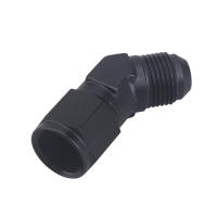 Adaptador De Combustible De Aluminio Anodizado AN4-AN12 Giratorio 45 Grados 90 Grados Fittings Negros Para Motor - details 7