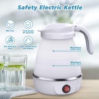 Foldable Electric Kettle,Mini Travel Kettle,Portable Coffee Kettle with Separable Power Cord for Outdoor Hiking Camping - details 3