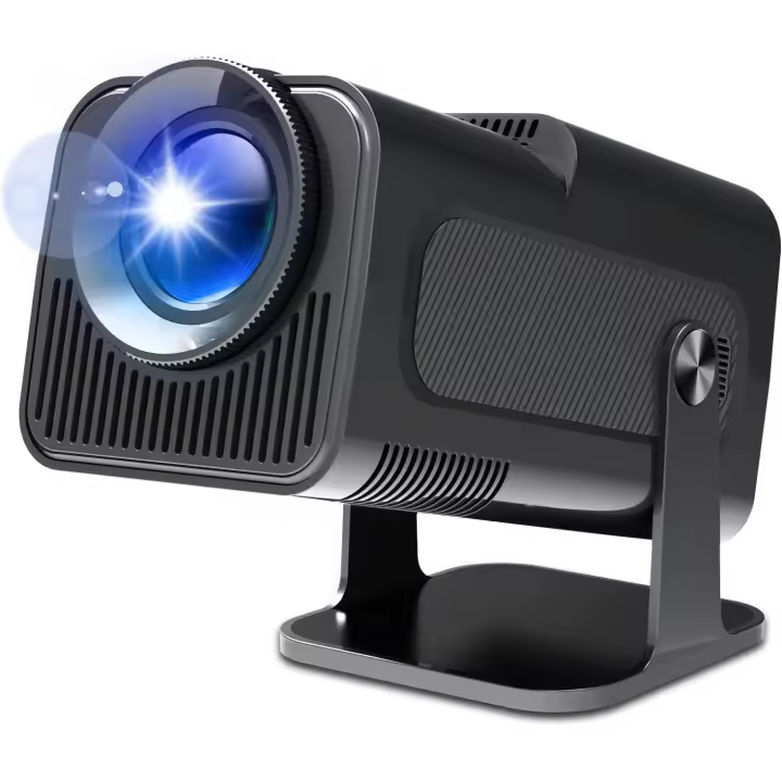 Proyector Keystone Automático Portátil HY320 4K FHD 1080P Wifi 6 BT 5.0 Negro - 1