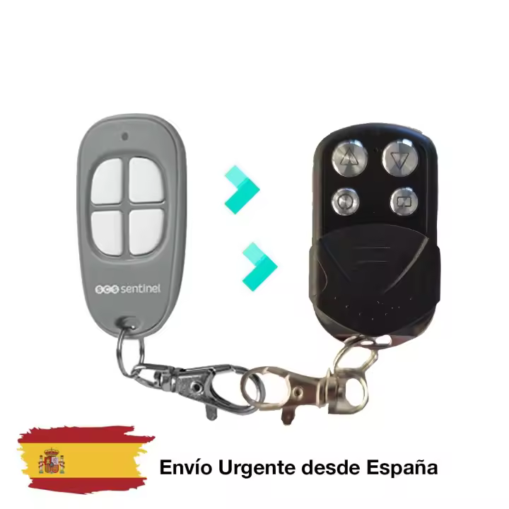 SCS SENTINEL Mando de Garaje Universal compatible SCS SENTINEL Frecuencias 433 y 868 Mhz Unifique Hasta 4 Mando en 1 - 1