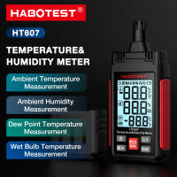 HABOTEST HT607 Medidor De Temperatura Y Humedad Digital Preciso Con Punto De Neblina Ambiental Higrómetro Portátil Para Interior - details 3