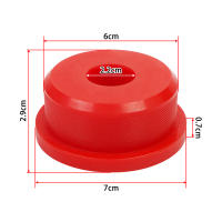 Kit De Insertos De Amortiguadores Para Soporte De Motor Rojo Para Honda Civic 1996-2000 EK Y 1992-1995 EG Polyuretano EM-1006 - details 1