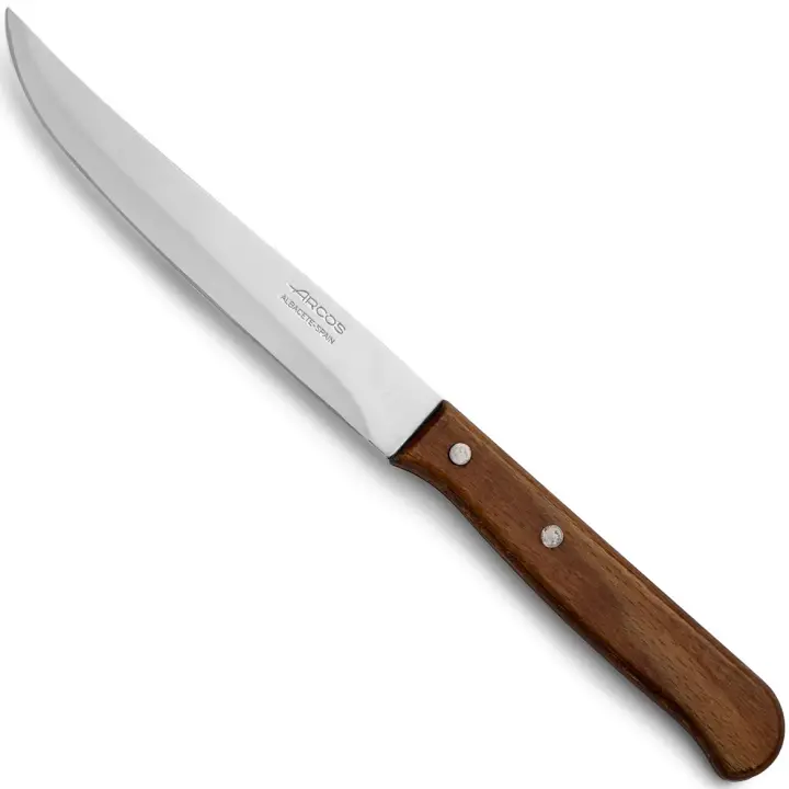 ARCOS Latina - Cuchillo de Cocina (130 mm) - 100600 - Hoja de Acero Inoxidable Nitrum® - Mango de Madera Comprimido - 1