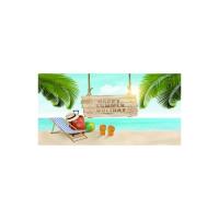 Toalla de playa toalla de piscina extra grande de secado rápido diseño variado para hombre, mujer , niños y niñas 100 x 170 cm - details 1