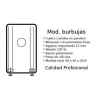 Cajón Flamenco Profesional Burbujas Caoba - Fabricado en España por Katho Percusión - details 0