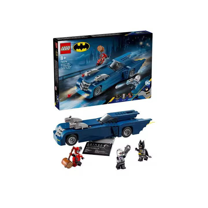 Batman™ con Batmóvil vs. Harley Quinn™ y Mr. Freeze™ - LEGO 76274 - 1