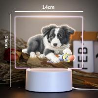 Luz Nocturna Recargable Para Niños Con Figura De Anime Manga Collie Fronterizo Lámpara De Noche Para Dormitorio Regalo Para Niños - details 8