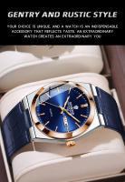 Reloj De Cuarzo Para Hombre BINBOND Marca Lujosa Impermeable Con Manos Luminosas Correa De Cuero Date Y Dia Semanal Resistente Al Choque - details 9