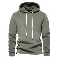 Nuevo estilo de otoño e invierno para hombre, sudadera de manga larga con media cremallera y cuello alto, cuello alto, top de forro polar para hombre moderno y versátil - details 22