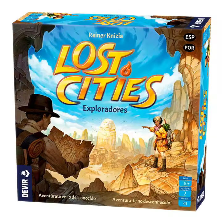 LOST CITIES EXPLORADORES DEVIR - Nuevo a estrenar - Devir - Juego de Mesa - Juego de Tablero - Juego de Cartas - 1