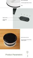 Ventilador Plegable de Viaje de 8 Pulgadas con Mando a Distancia - Ventilador Portátil de Pie Ultraportátil, Ideal para Hogar, Oficina y Camping. 3 Velocidades, Batería Recargable de 7200 mAh, Oscilación Automática y Funcionalidad de Mesa con Base Ultrasi - details 10