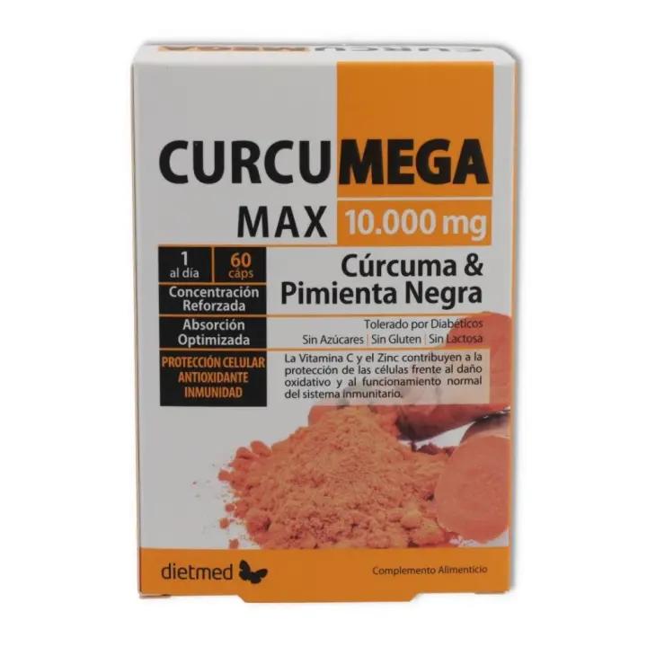 Dietmed Cúrcumega Max 10.000 Mg 60 cápsulas - 1