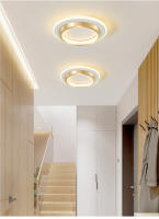 Lámpara De Techo Moderna De Metal LED Para Pasillo Y Escalera Decorativa De Lujo Creativa En Oro Instalación Suelta Fuente De Alimentación AC 220V - details 9