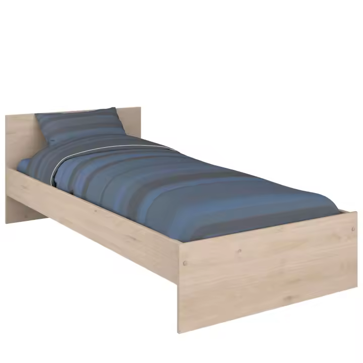 Miroytengo Cama Child color Roble Jackson 90x190 cm Dormitorio Juvenil Moderno - 1