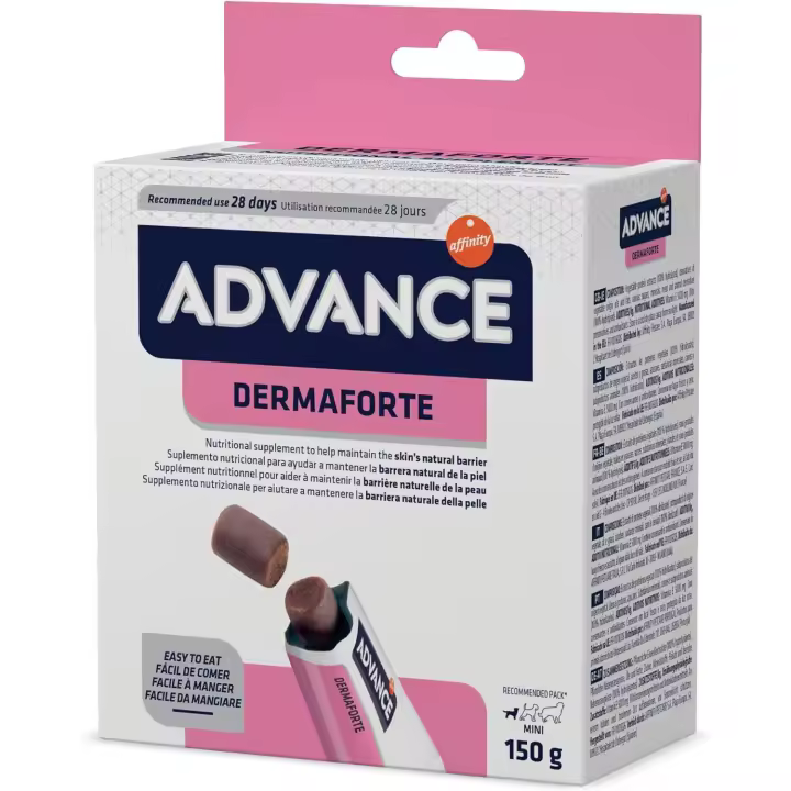 ADVANCE Suplemento Nutricional para Perros Dermaforte, Caja de 30 Partículas de 5 gr - 1