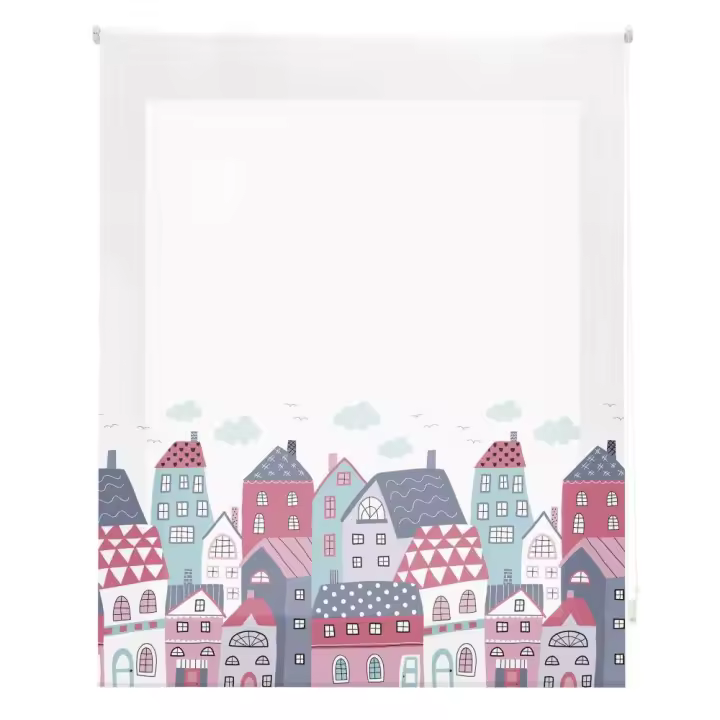 HAPPYSTOR  Estor Enrollable Traslúcido Estampado Digital Infantil HSCI97017 - 1