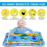 Manta De Agua Inflable Para Bebés Matriz De Juego Educativo PVC Para Niños Actividad De Verano Desarrollo Infantil - details 2