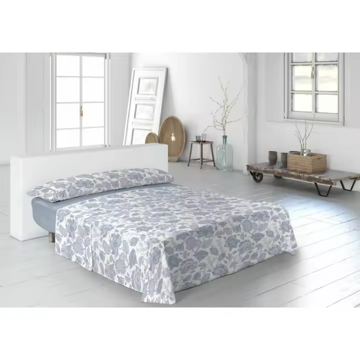Juego de Sábanas Pierre Cardin INDIANA Azul Cama de 105 - 1