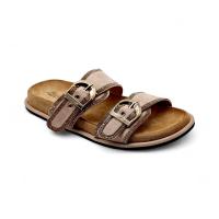 Emilie shoes, Sandalias Planas con Doble Hebilla y Detalle Brillante, Chanclas Cómodas con Tiras Ajustables y Plantilla Acolchada, Sandalias de Verano con Doble Cierre y Detalles en Glitter a España Elegante Hebilla - details 3