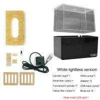 Acuario De Mesa 1.5L Mini Para Betta Peces Con Filtro Y Bomba De Aire USB Luz LED Decoración Marina Sin Contener Químicos Originales En China - details 1