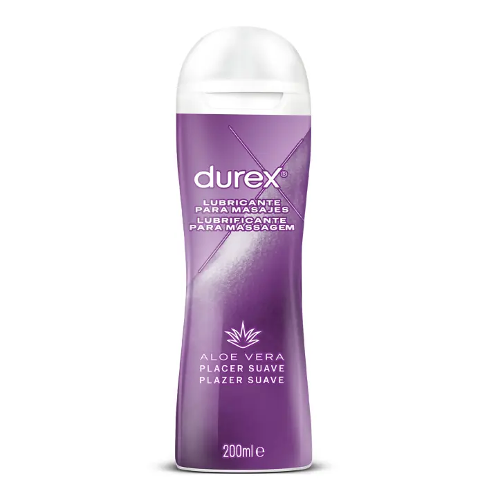 Durex Play Massage 2 en 1 Gel de Masaje Erótico y Lubricante Estimulante con Aloe Vera 200 ml - 1