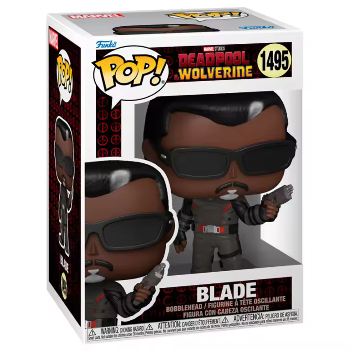 Figura Pop Marvel Deadpool & Wolverine Blade-Figura de Vinilo Coleccionable - Idea de Regalo- Mercancia Oficial - Juguetes para Niños y Adultos - Movies Fans - Muñeco para Coleccionistas y Exposición - 1