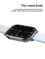 Nuevo reloj inteligente H9 con Bluetooth, llamadas, música, frecuencia cardíaca, presión arterial, oxígeno en sangre, conteo de pasos, reloj inteligente deportivo - details 1