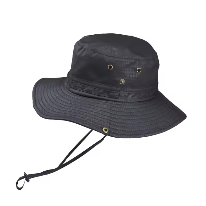 Gorro De Sol Para Hombres Verano Secado Rápido Transpirable Bajo Alas Sombrero De Pescar Safari Al Aire Libre Gorras De Adulto - 1