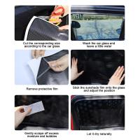 2Pcs Pegatinas De Sol Para Coche Electrostáticas Bloqueo De Luz Y Calor Para Ventanas Lateral Traseras Película De Cubierta - details 7