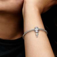 Pandora Charm Colgante Mujer Plata de Ley Sra. Potts y Chip La Bella y la Bestia de Disney 799015C01 - details 0