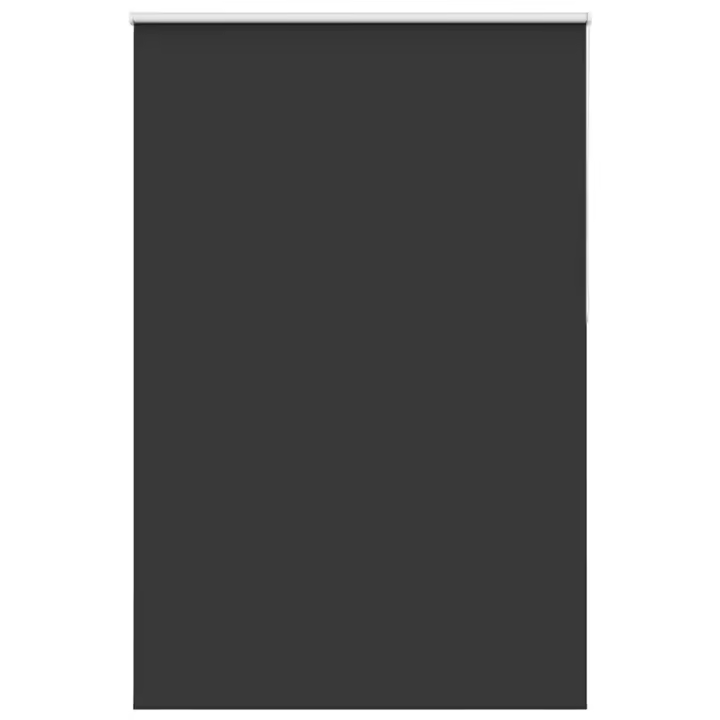 vidaXL Estor Enrollable Opaco negro 155x210 cm Tela Ancho 151,6 cm - 1