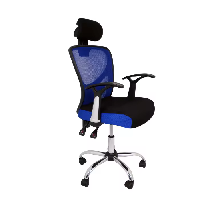 Silla de Estudio Ergonómica con Asiento Textil Carla - 1