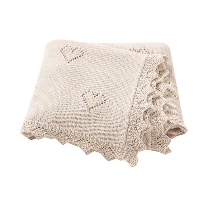 Manta Bebé De Algodón Ultra Suave 90x70cm Para Niños Y Niñas Recién Nacidos Manta De Cómodo Para Calefacción De Cuna Y Silla De Paseo Pañalera De Cuatro Estaciones - 1