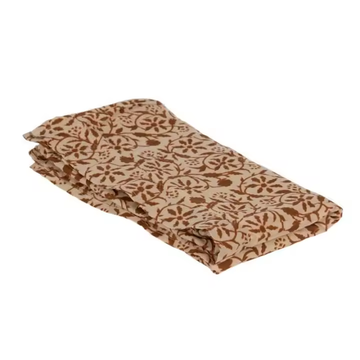 Pareo Toalla Marrón Beige Algodón 90 x 180 cm - 1