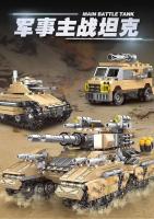 Bloques De Construcción DIY 8 En 1 Para Niños Y Adultos Modelos De Vehículo Militar Tanque Y Avión Juguetes Educativos Para Niños - details 0