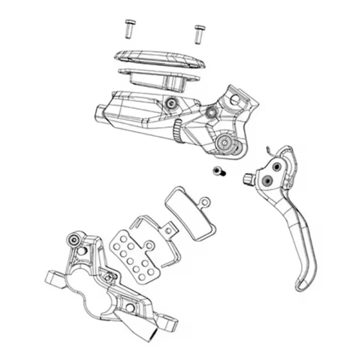 Sram Pinza De Freno De Disco Apex Hydraulic Post Mount - 1