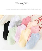 10 Pares De Calcetines Cortos Para Mujer En Color Sólido Transpirables De Malla Para Verano Deporte Calcetines De Barco Casual - details 11