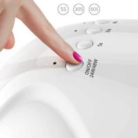 Lampara Secadora de uñas semipermanente LED para manicura y pedicura, secado de esmalte UV, lámpara de uñas, 48 W, Adecuado para Salón de Belleza, Lampara de Uña, 3 ajustes de temporizador, 5s/ 30s/ 60s, - details 4