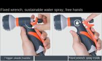 Pistola De Rociador De Jardín Multi-Función Para Riego Del Césped Y Lavar Coche Con Varias Interfaz Alta Presión Duradera Herramienta Mano - details 16