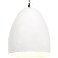 vidaXL Lámpara Colgante Industrial Redonda 25 W 42 cm E27 Techo Luz Color Blanco,  Negro, y mas - details 0