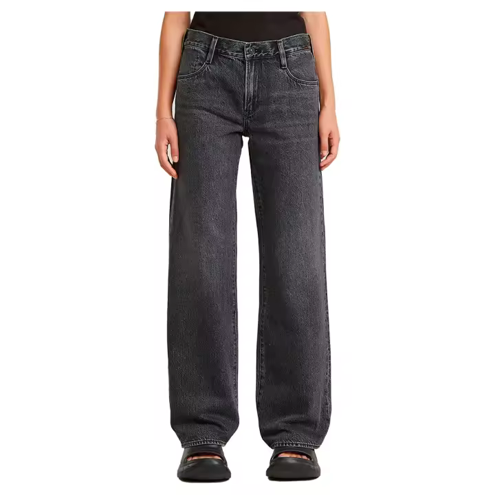 Ropa mujer Pantalones G-star Vaqueros Judee Loose Gris - 1
